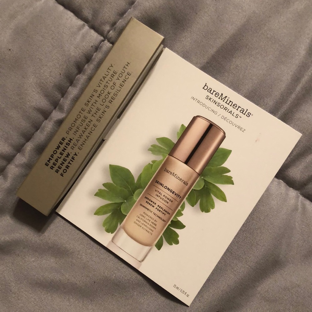 Bareminerals skinlongevity💜bundle 5 for $20💜